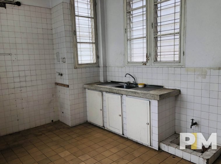 kitchen with sink - property in Yangon