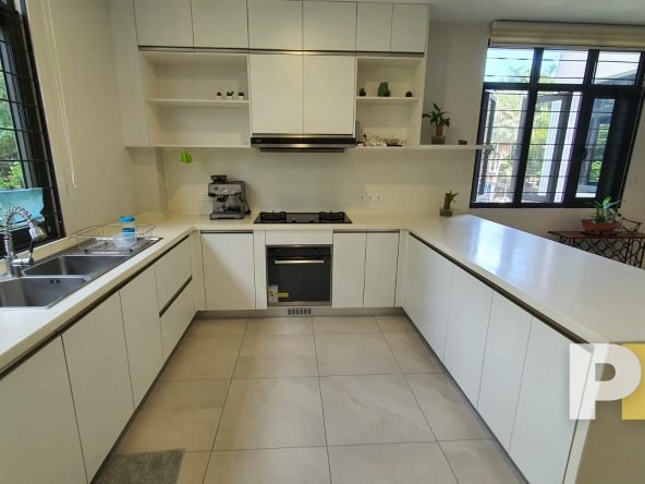 kitchen with stove - Yangon Property