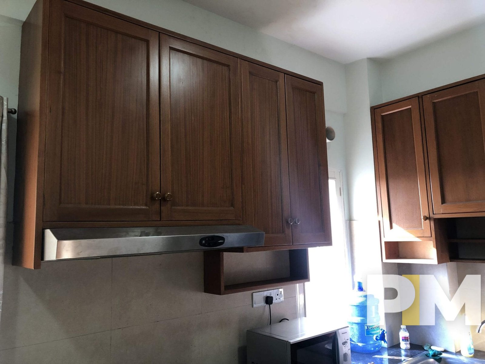 kitchen with wall cabinets - Myanmar Property