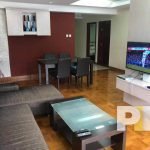 living room with TV - Myanmar Property