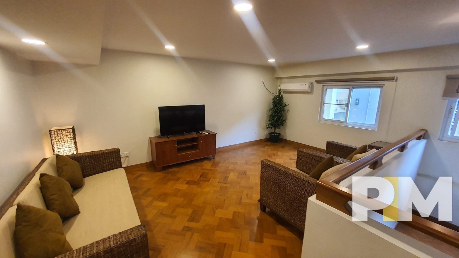 living room with TV - Real Estate in Yangon