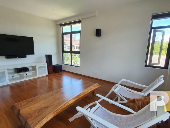 living room with TV - properties in Yangon