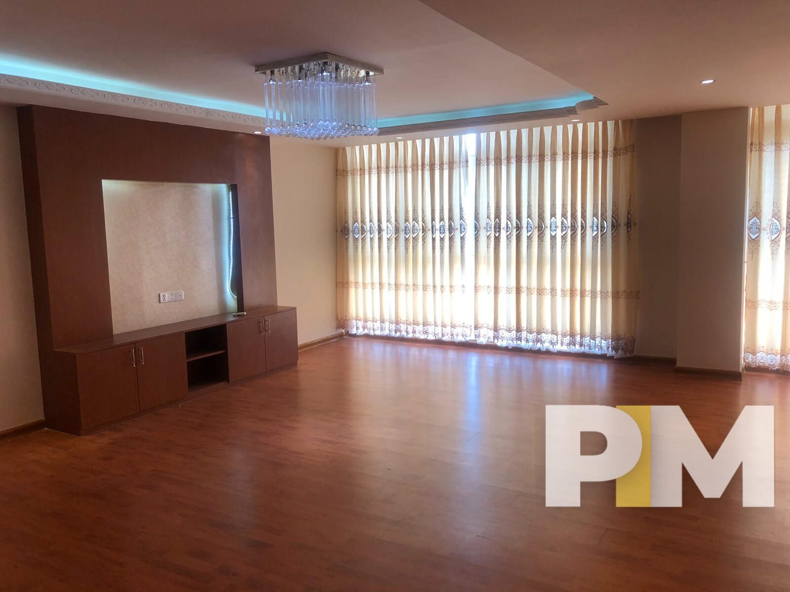 living room with TV table - Yangon Property