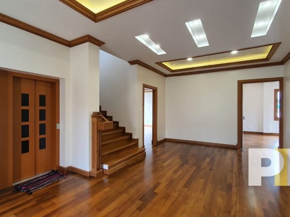 living room with ceiling light - Home Rental Yangon