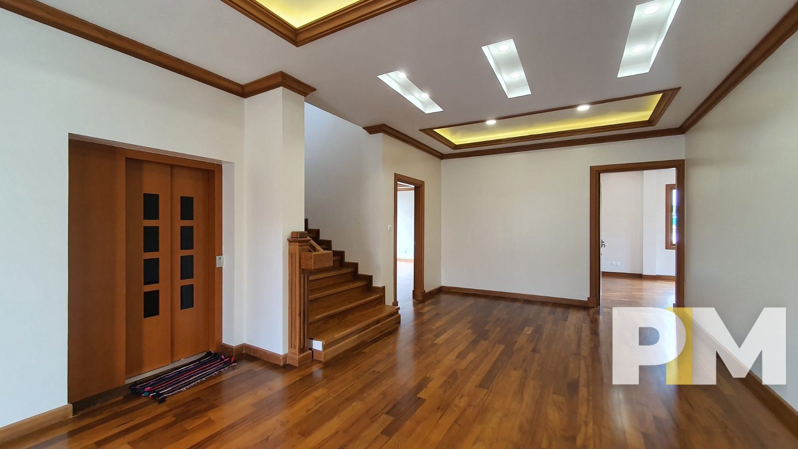 living room with ceiling light - Home Rental Yangon