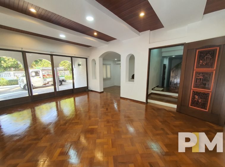living room with ceiling light - Yangon Real Estate