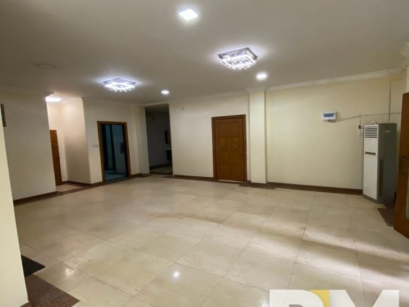 living room with ceiling light - property in Myanmar