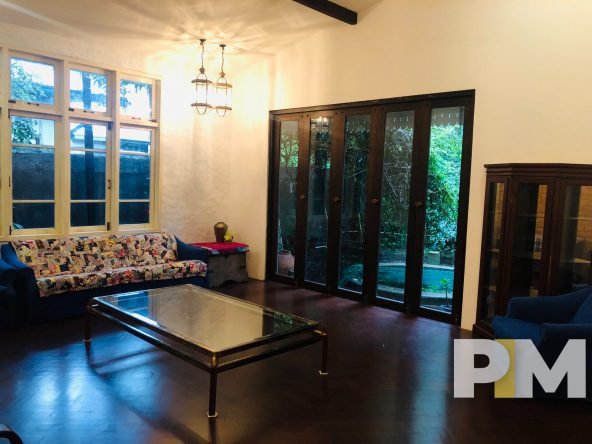 living room with coffee table - Real Estate in Yangon