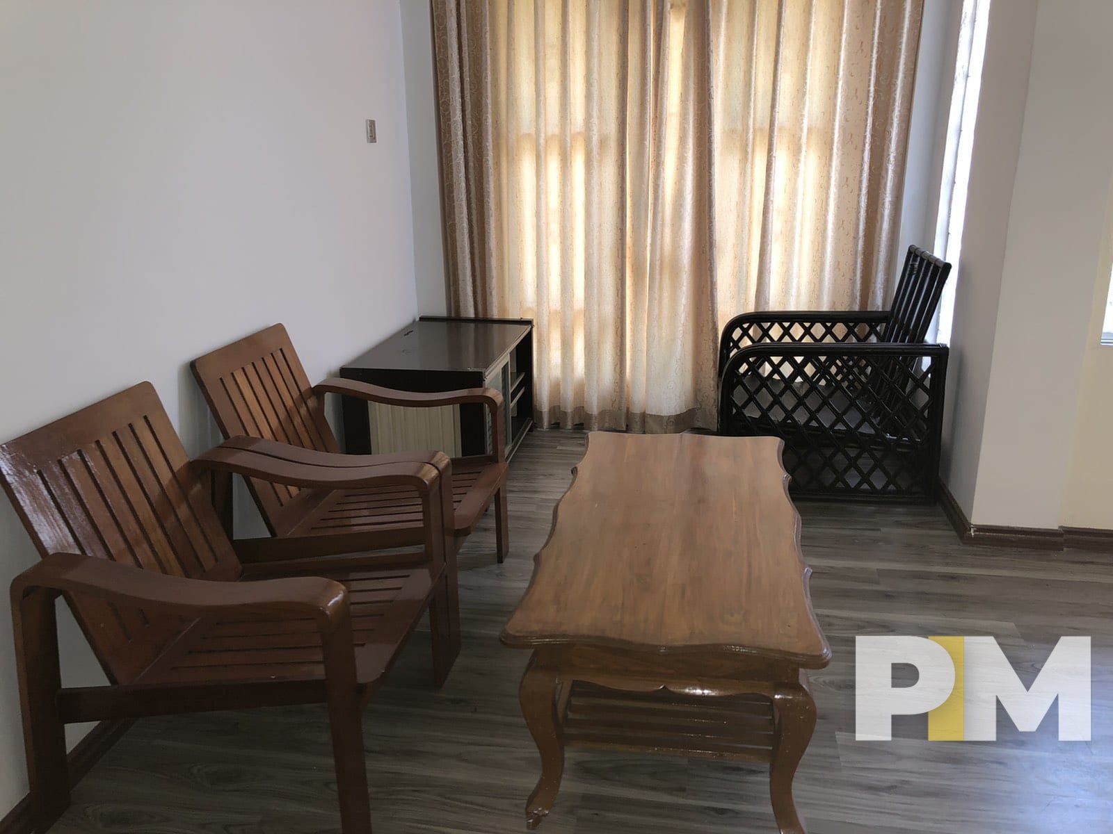 living room with coffee table - Yangon Property