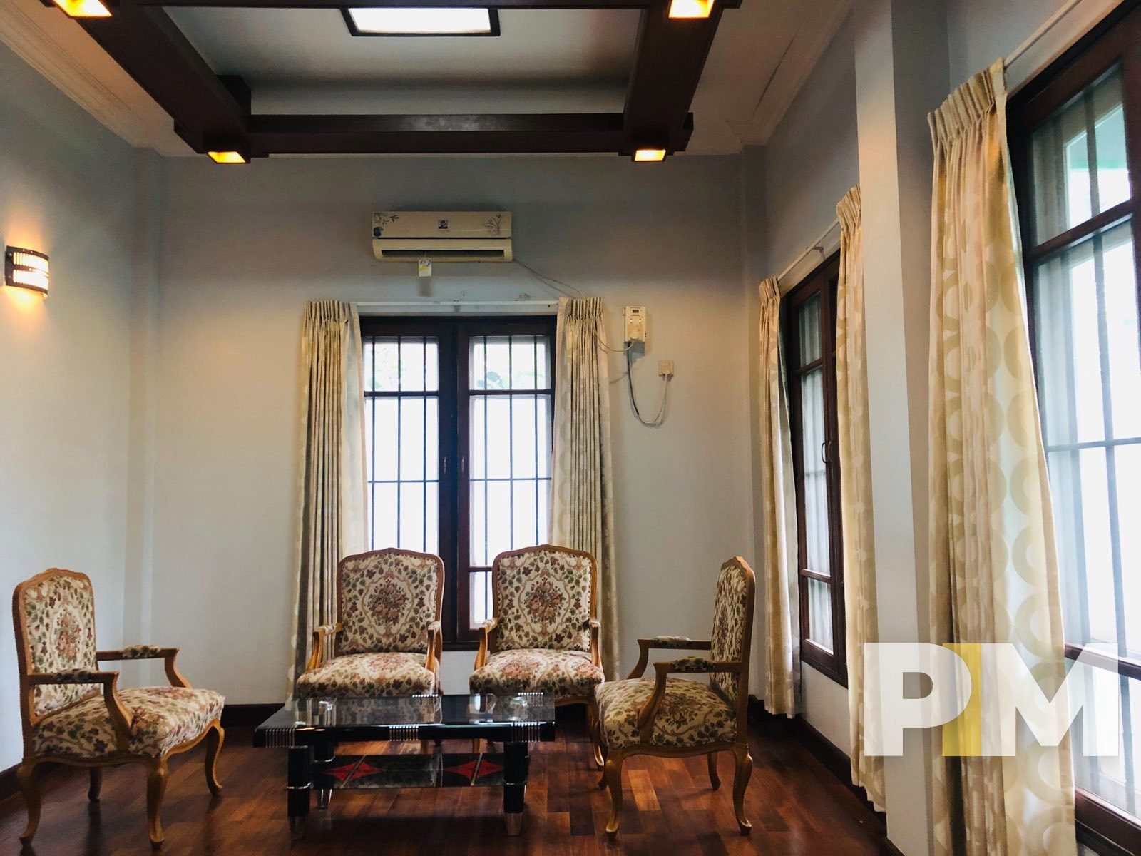 living room with coffee table - Yangon Real Estate