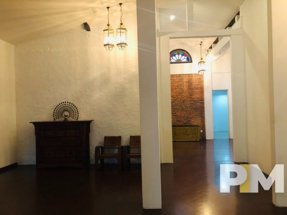 living room with cupboard - Yangon Real Estate