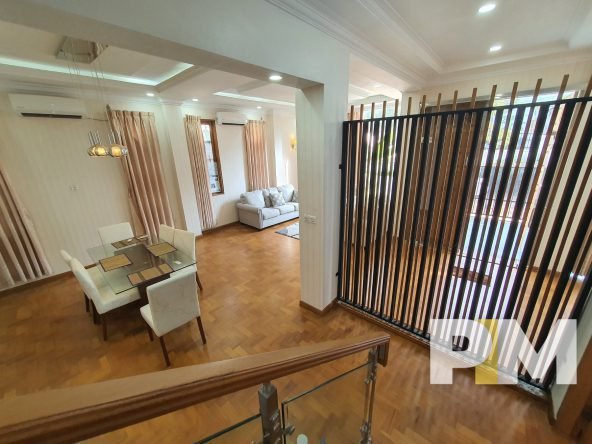living room with dining space - Yangon Real Estate