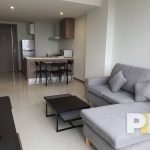 living room with sofa - Condo for rent in Hlaing