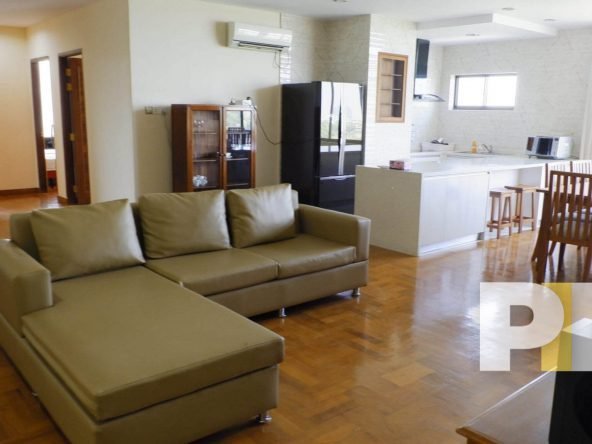 living room with sofa - Home Rental Myanmar