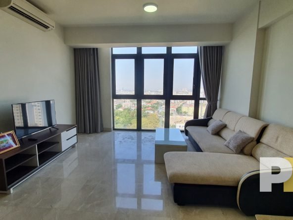 living room with sofa - Home Rental Myanmar