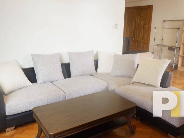living room with sofa - Home Rental Yangon