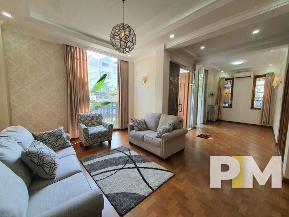 living room with sofa - Home Rental Yangon