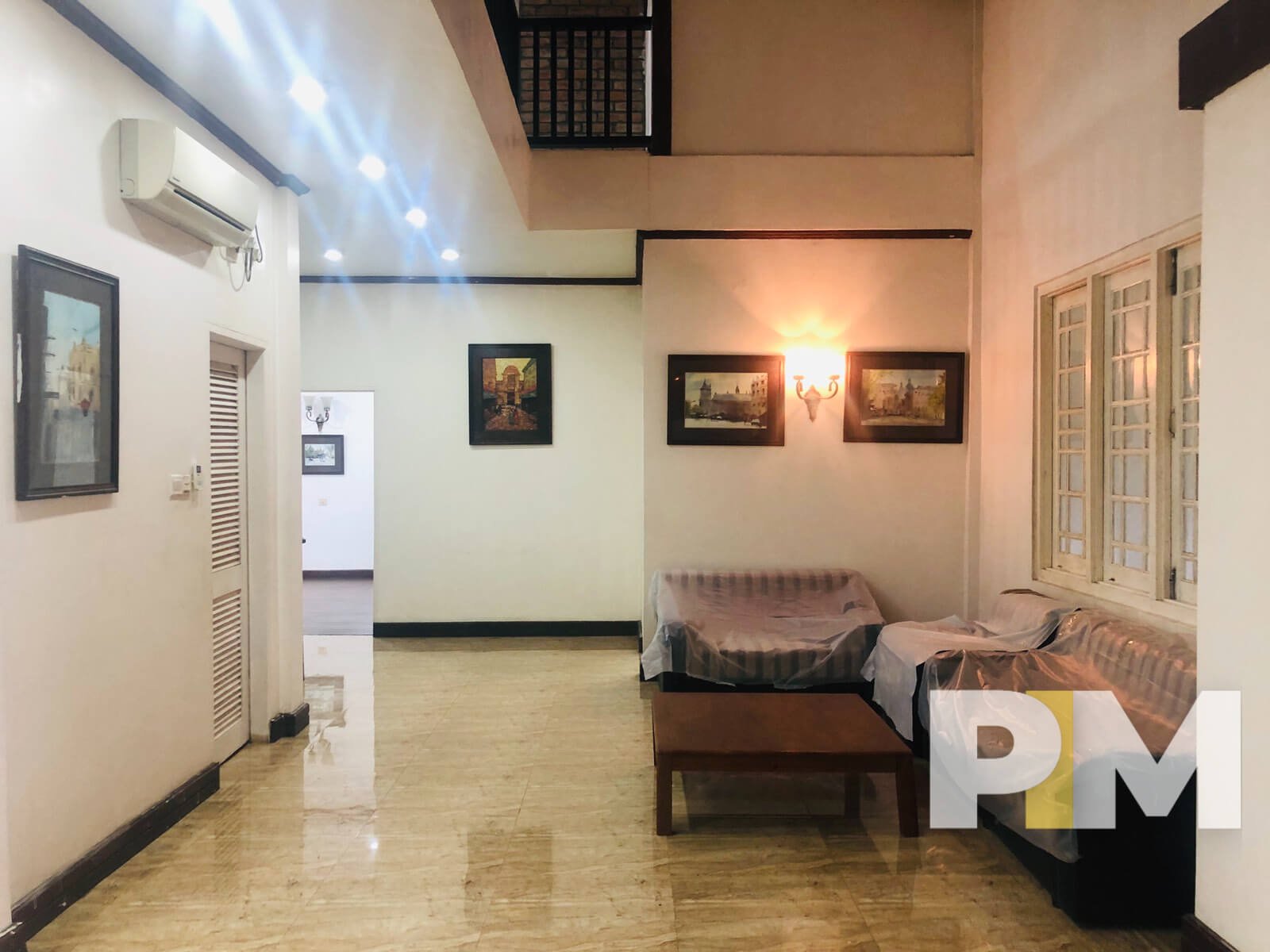 living room with sofa - Home Rental Yangon