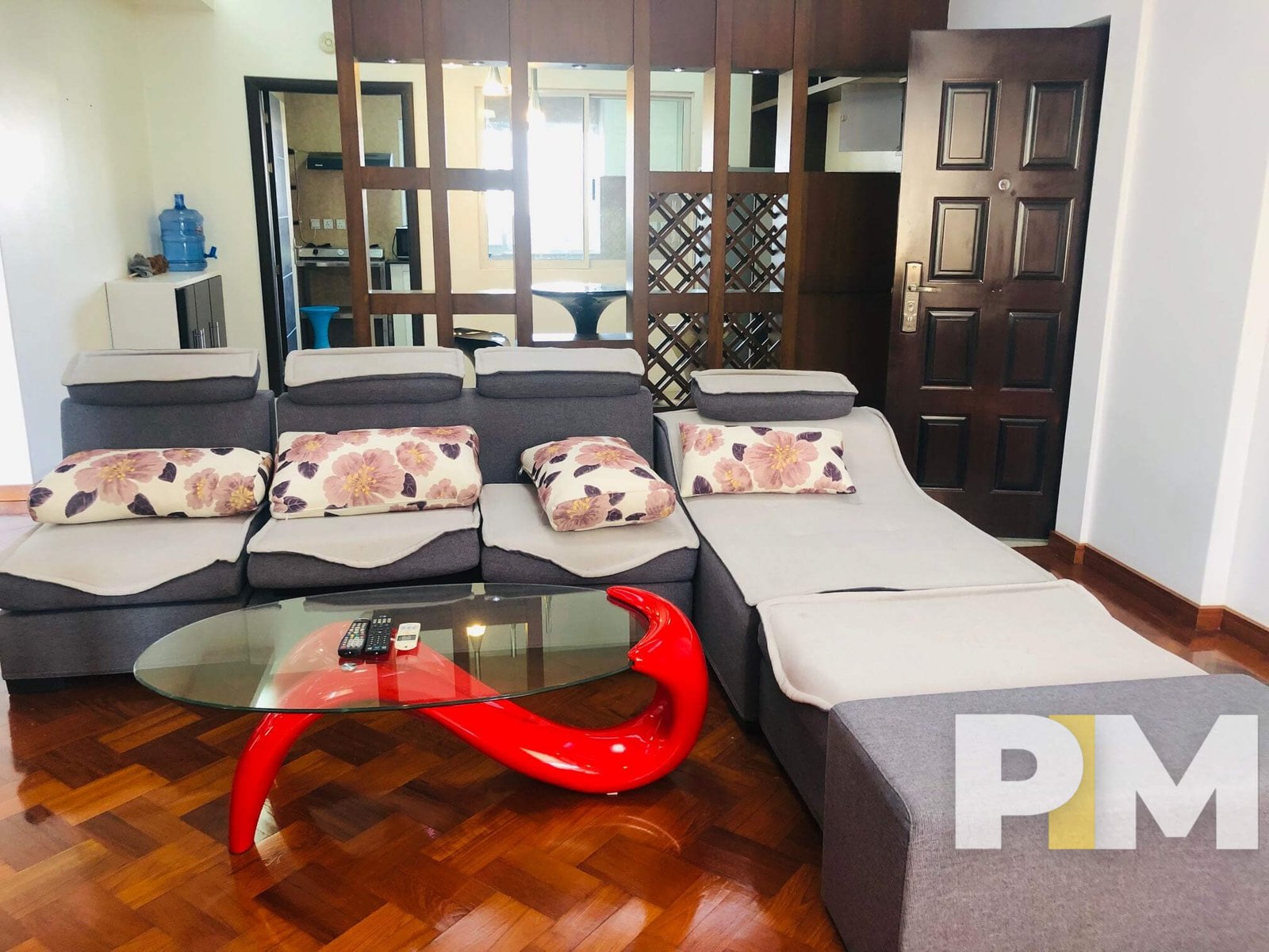 living room with sofa - Myanmar Condo for rent