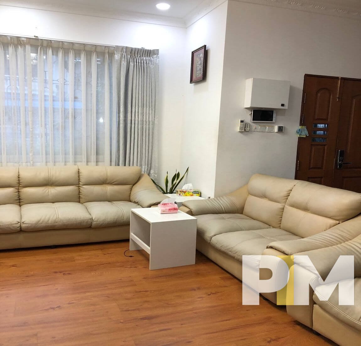 living room with sofa - Rent in Myanmar