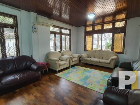 living room with sofa - Rent in Yangon
