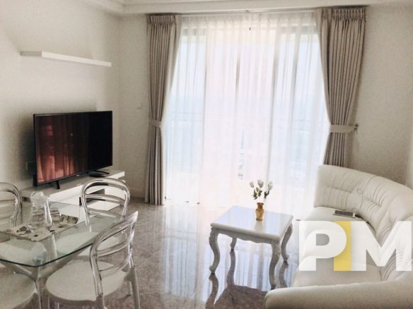 living room with sofa - Yangon Property