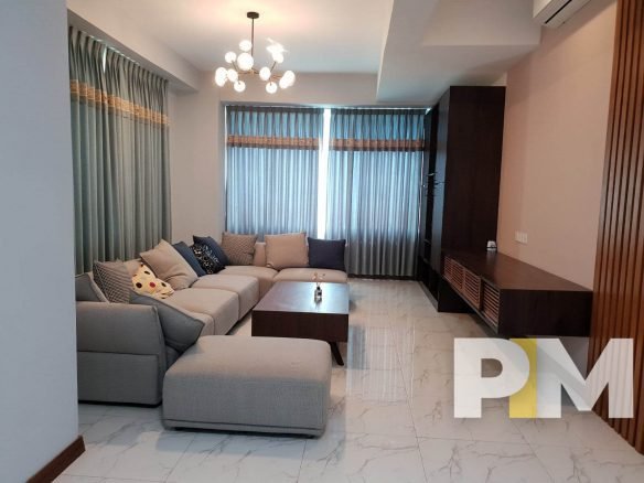 living room with sofa - Yangon Real Estate