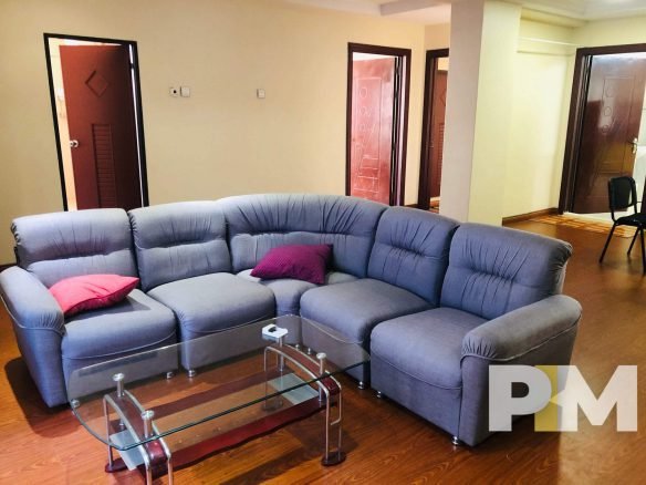 living room with sofa - properties in Yangon
