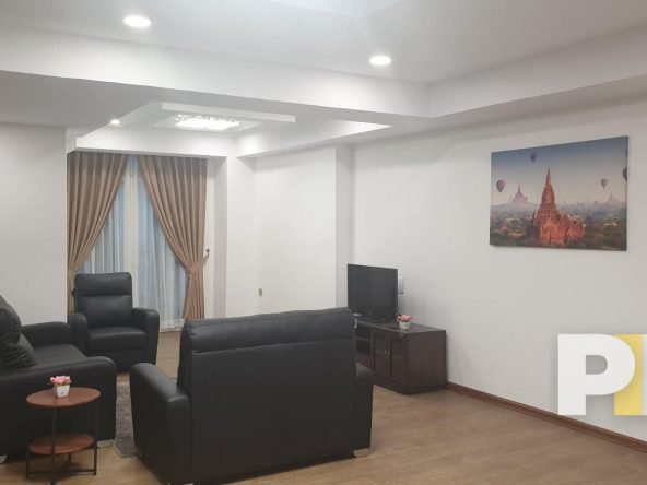 living room with sofa - properties in Yangon