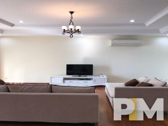 living room with sofa - properties in Yangon
