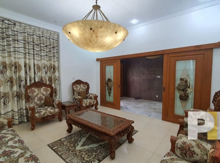 living room with sofa set - Myanmar Property