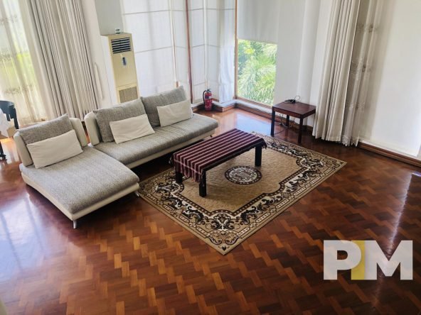 living room with sofa set - Yangon Property