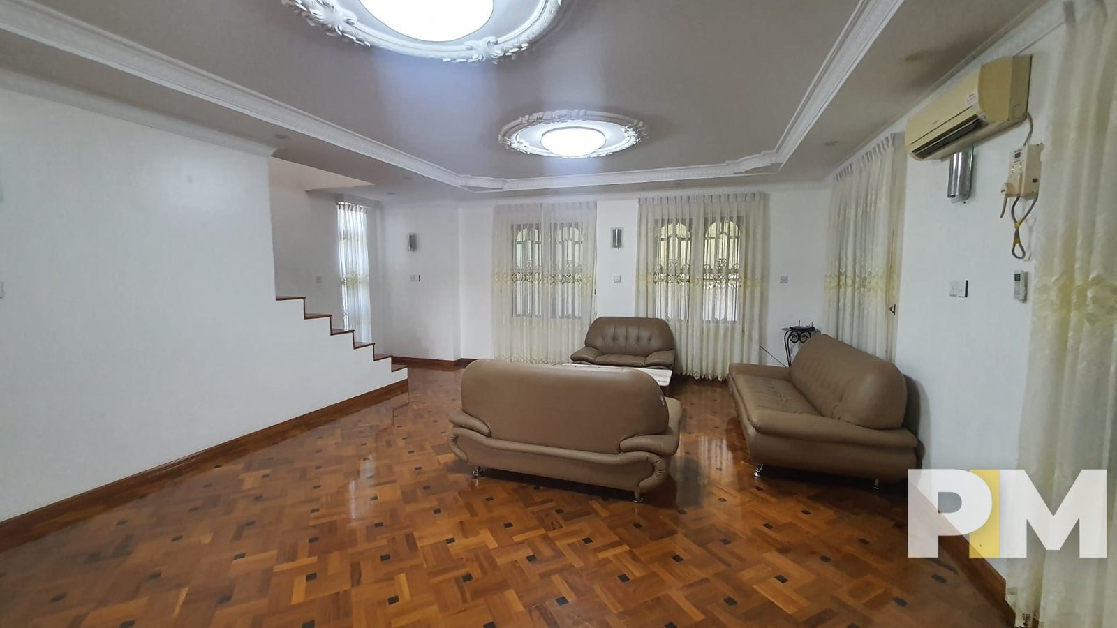 living room with sofa set - Yangon Property