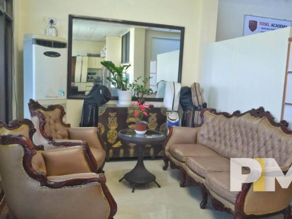 living room with sofa set - Yangon Real Estate