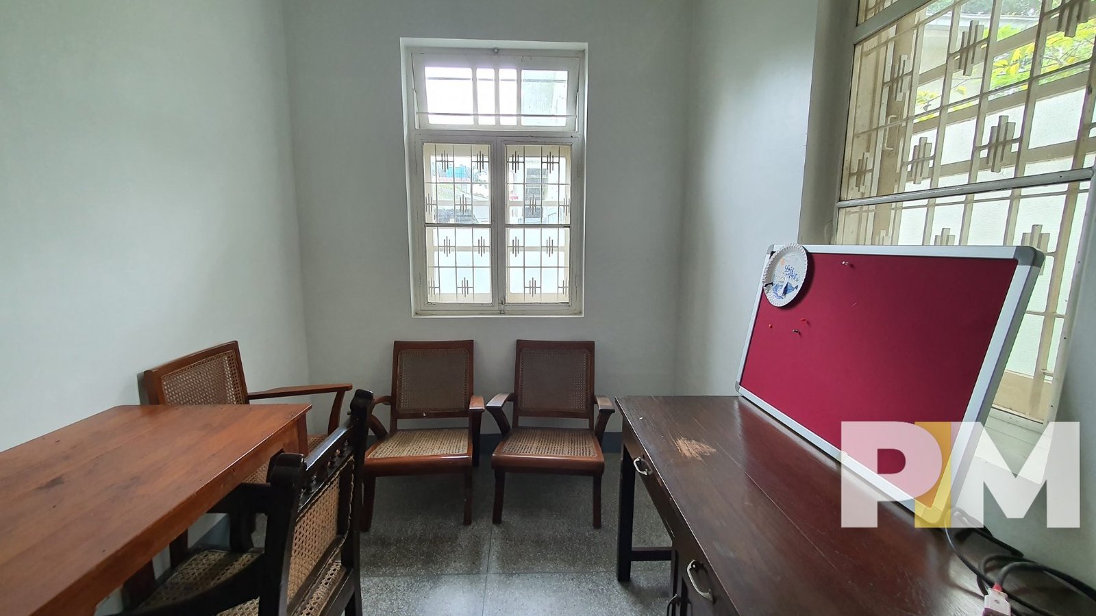 meeting room with table and chairs - Yangon Property