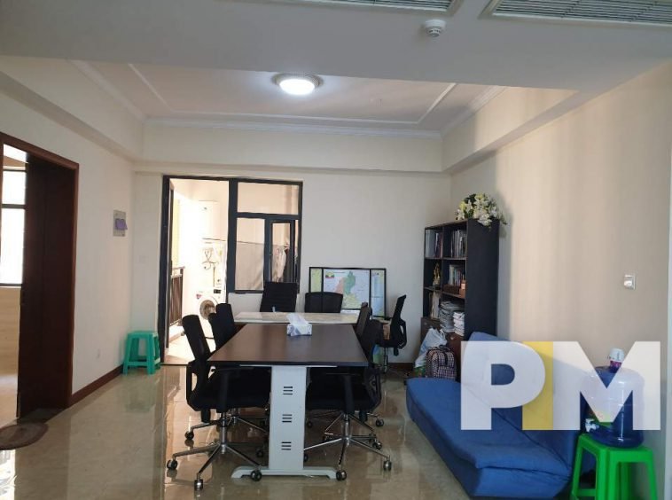 meeting space with desk and chairs - properties in Myanmar