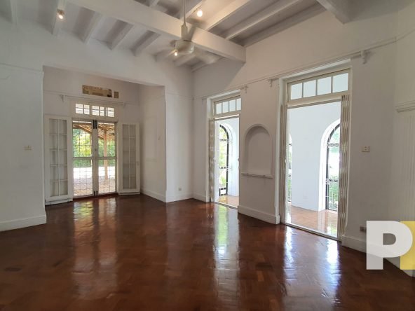 open space with ceiling fan - properties in Yangon