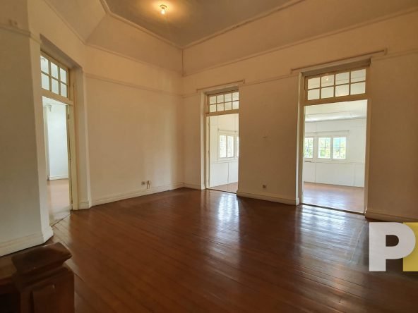 open space with ceiling light - properties in Yangon