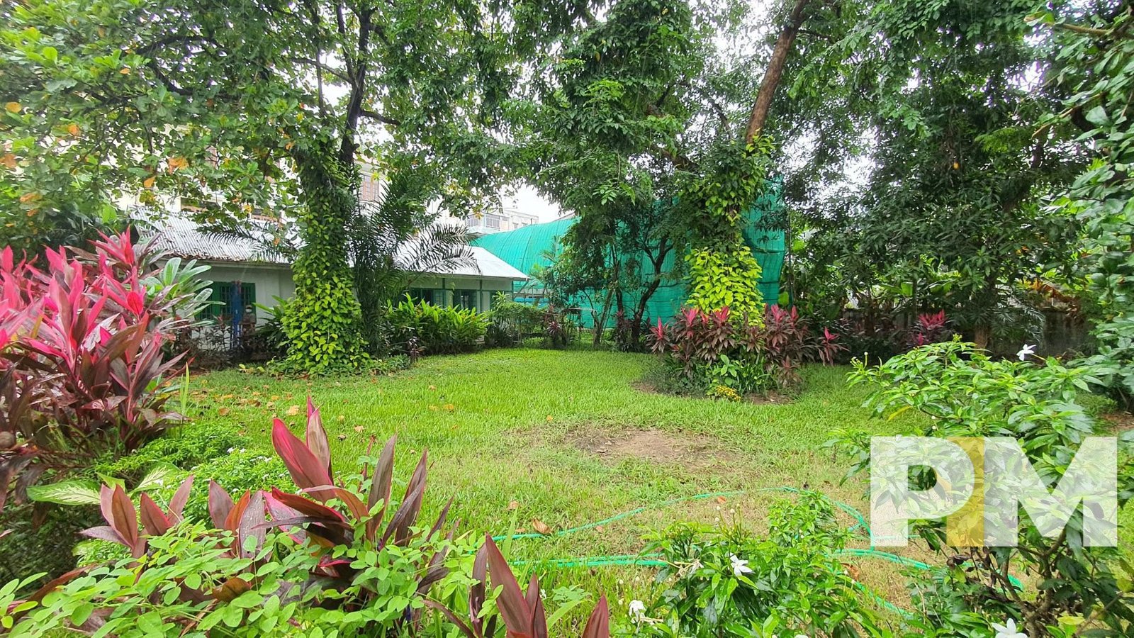 outdoor garden - Myanmar House for rent