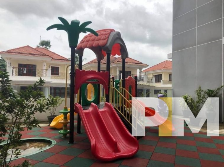 outdoor space - Condo for rent in Ahlone