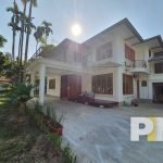 outdoor space with car park - Home Rental Yangon