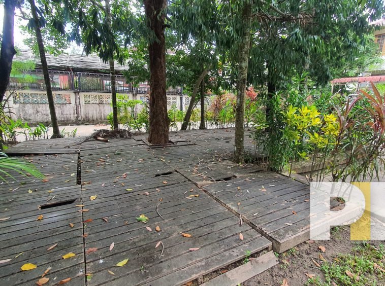 outdoor space with car park - Myanmar Real Estate