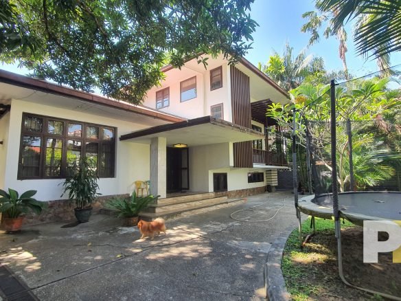 outdoor space with car park - properties in Myanmar