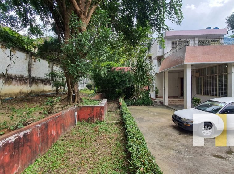 outdoor space with car parking - properties in Yangon