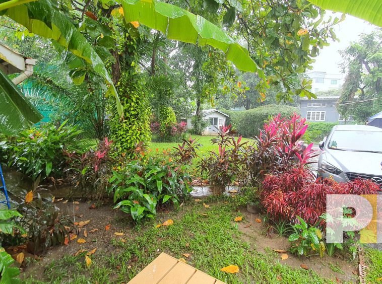 outdoor space with plants - Rent in Yangon
