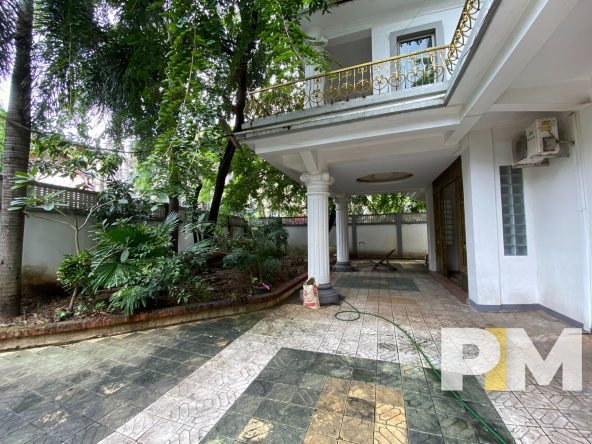 outside view with car park - Myanmar Property