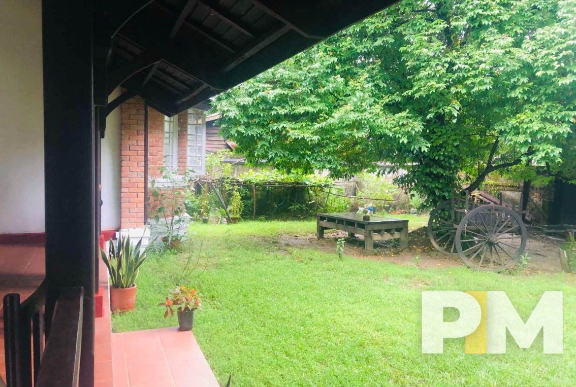 porch with courtyard - Yangon Property