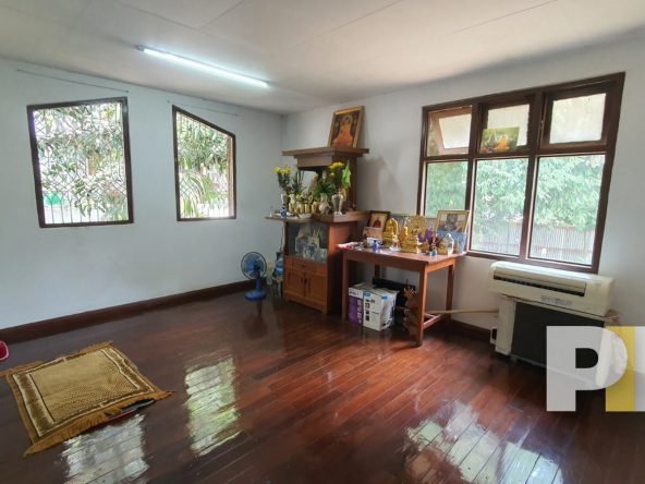 prayer room with air conditioner - Rent in Myanmar