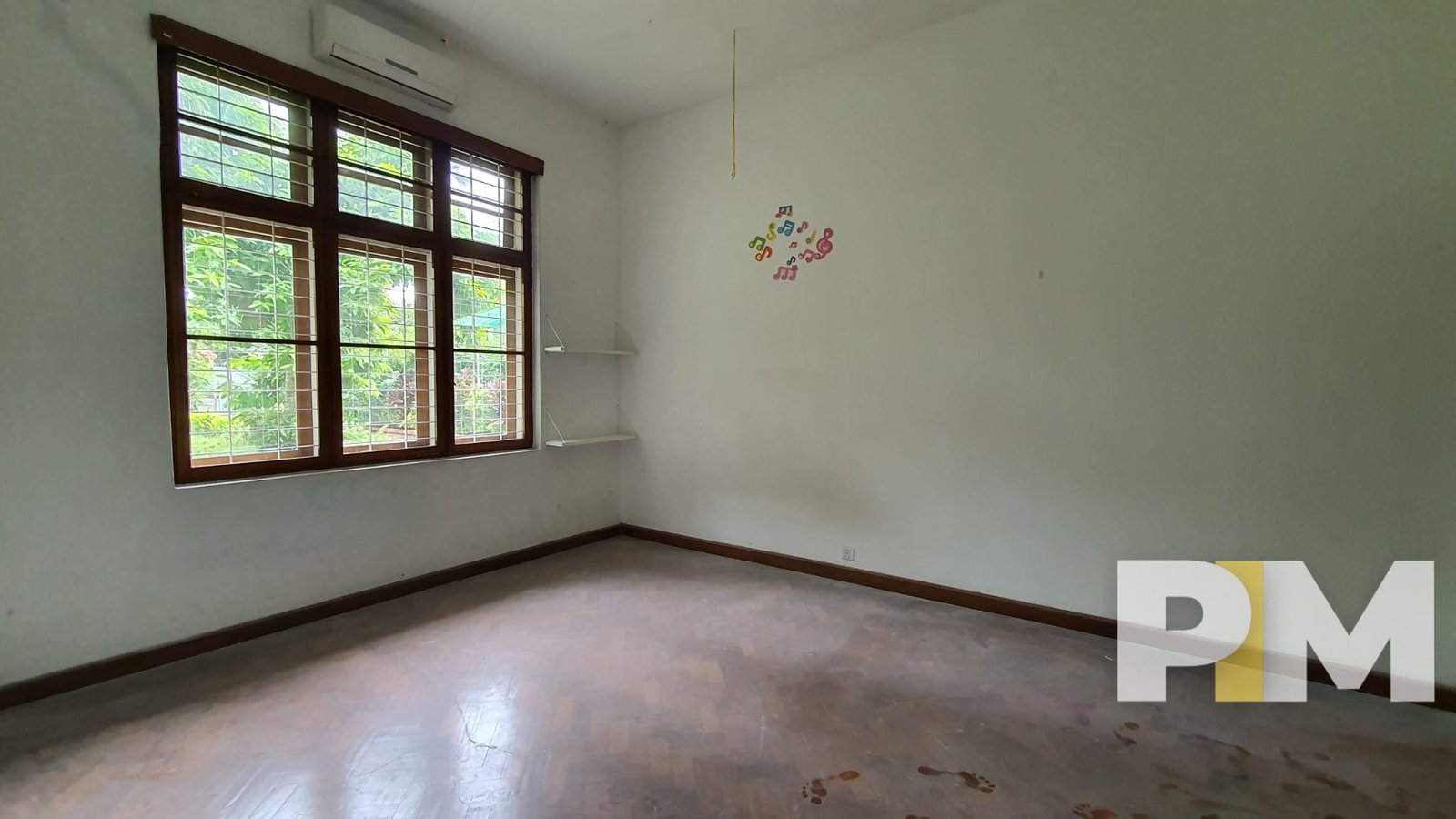 room with air conditioner - Home Rental Yangon