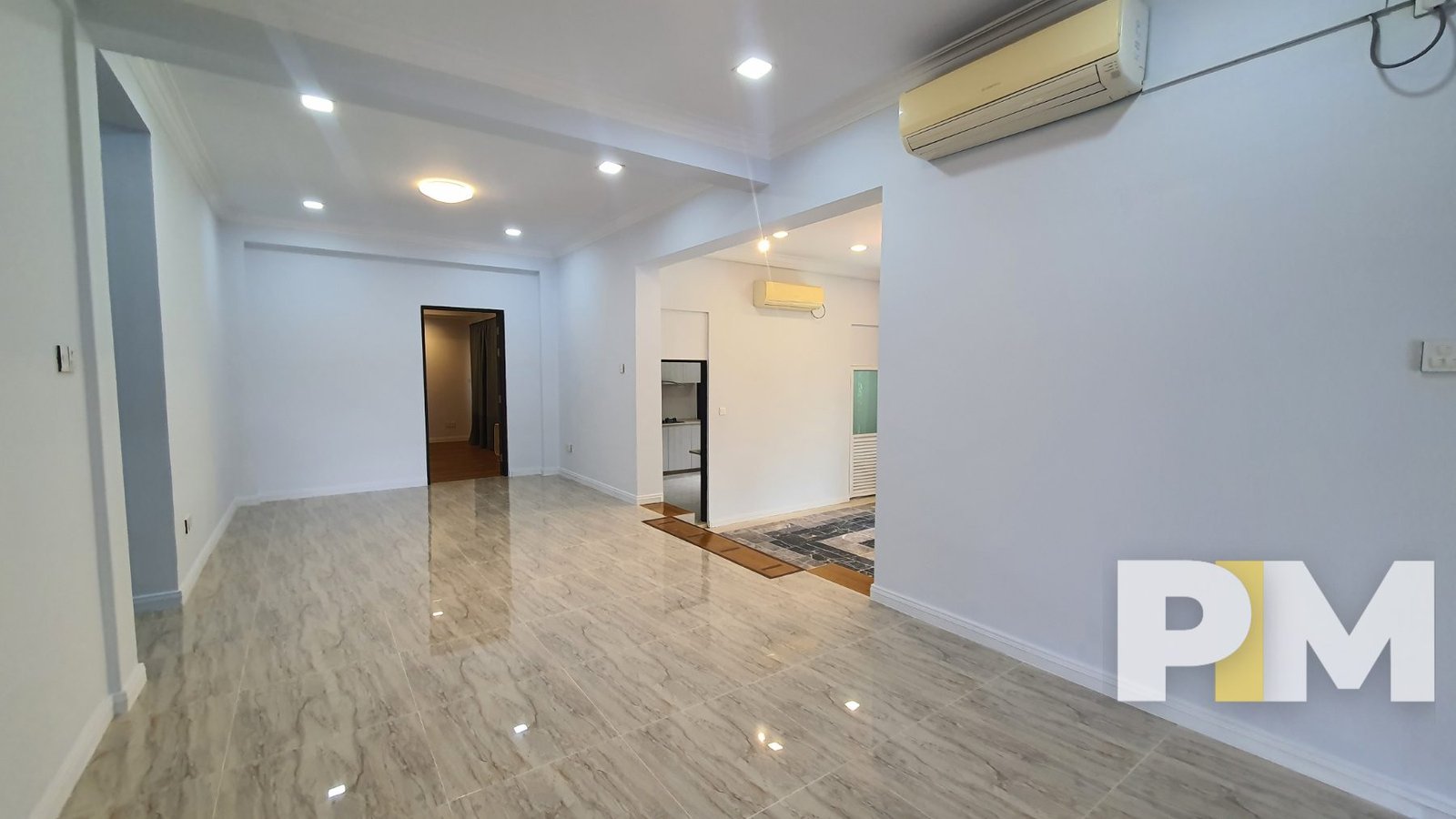 room with air conditioner - Yangon Real Estate